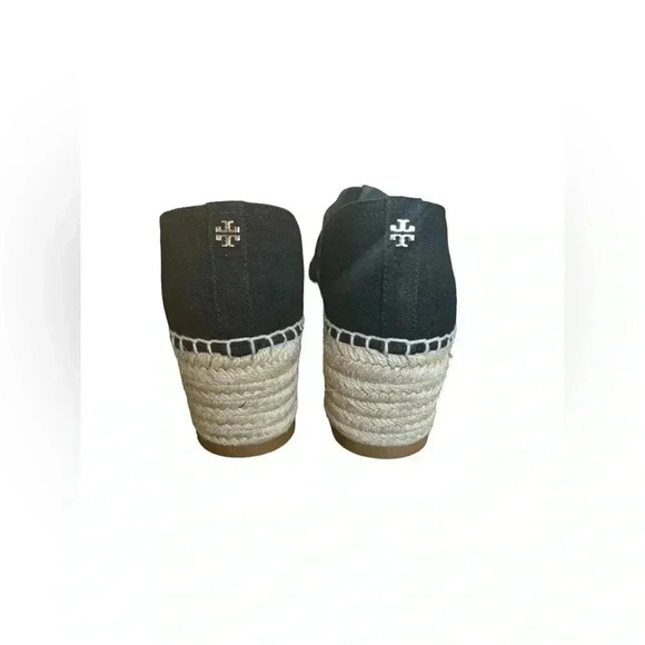 Tory Burch Women's Black Catalina Espadrille Wedge Sandal size 9M - Picture 5 of 15